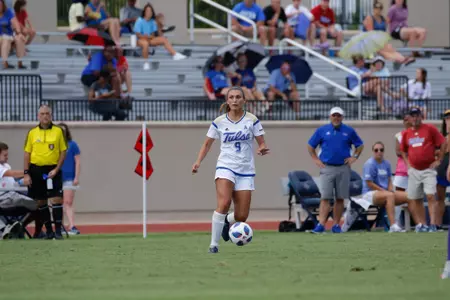 Gabriella Borboa playing soccer