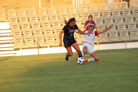 Gabriella Borboa playing soccer
