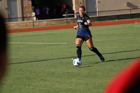 Emily Brandenburg playing soccer