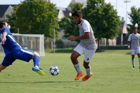 Alejandro Chavez kicking a soccer ball