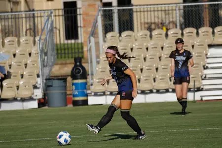 Averee Dubach playing soccer