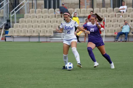 Averee Dubach playing soccer