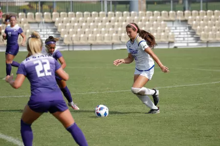 Averee Dubch playing soccer