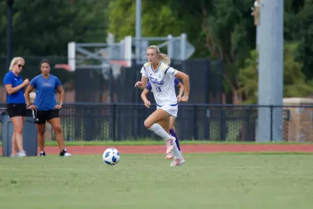 Addyson Guthrie playing soccer
