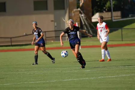 Addyson Guthrie playing soccer