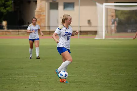 Valiree Morris playing soccer