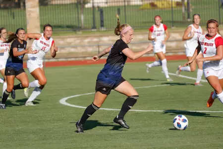 Valiree Morris playing soccer