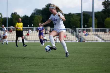 Valiree Morris playing soccer