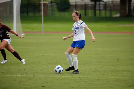 Grayson Schimmels playing soccer