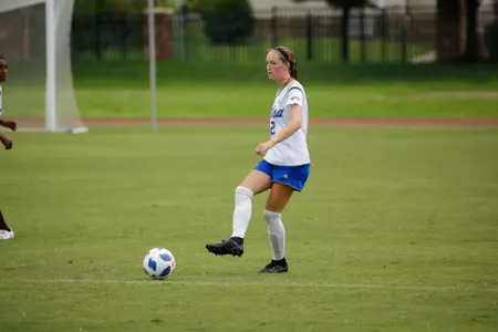 Grayson Schimmels playing soccer