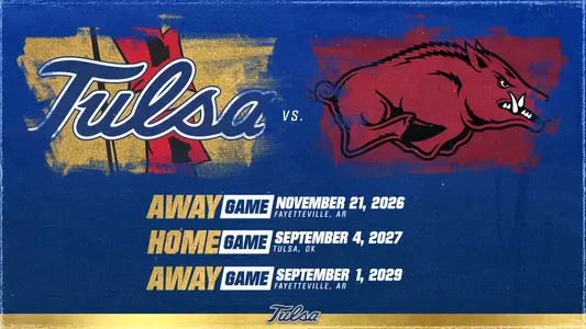 Tulsa announces series with Arkansas