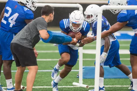 Tulsa running back drill