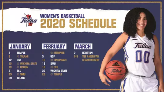 2020 Women's Basketball Conference Schedule graphic