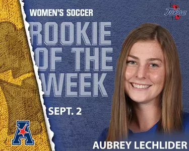Aubrey Lechlider Rookie of the Week graphic