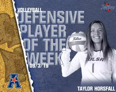 Taylor Horsfall Defensive Player of the Week 9.3.19