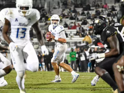 October 3, 2020 - Orlando, FL, U.S: \ during 2nd half NCAA football game between the Tulsa Golden Hurricane and the UCF Knights. Tulsa defeated UCF 34-26 at the Bounce House in Orlando, Fl. Romeo T Guzman