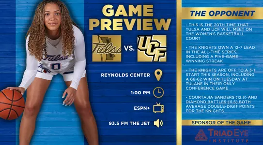 Tulsa vs. UCF game preview graphic