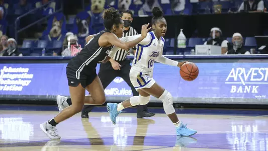 Maya Mayberry playing against UCF
