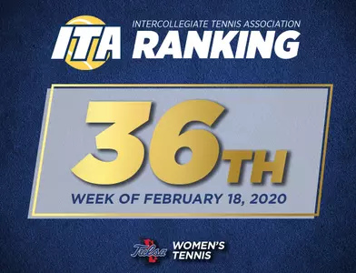 Tulsa Women's Tennis Team Ranking 2.18.20