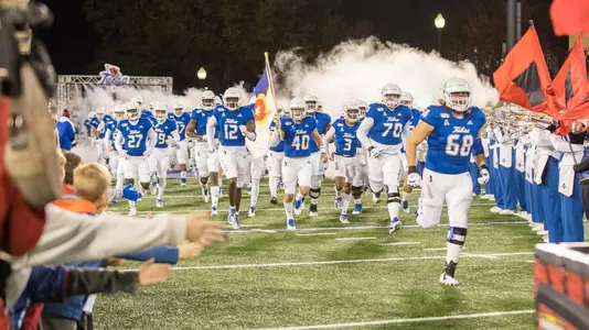 Tulsa football team entrance