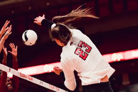 Kylie Trefflich action shot at Texas Tech