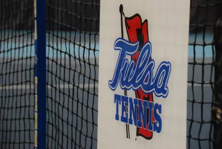 Tulsa tennis logo at Michael D. Case Tennis Center