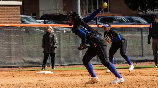 Chenise Delce on the mound