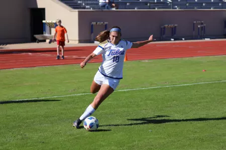 Gabriella Borboa playing soccer