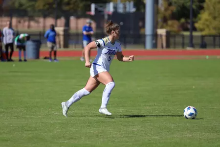 Emily Brandenburg playing soccer