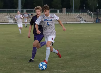 Chase Bromstedt playing soccer