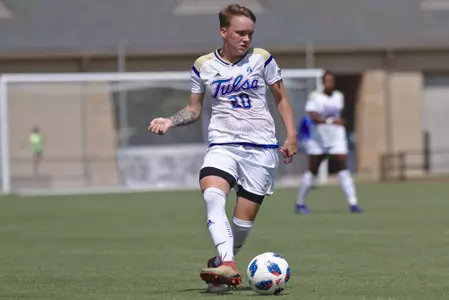Bree Doeble playing soccer