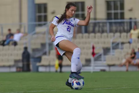 Averee Dubach playing soccer