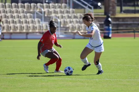 Averee Dubach playing soccer