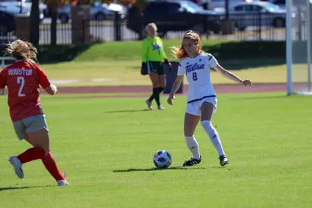 Tristan Edgar playing soccer