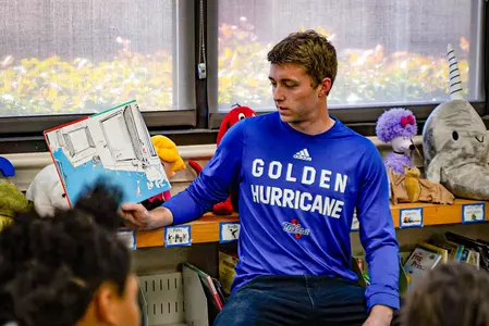 TU student-athletes participate in Read Across America
