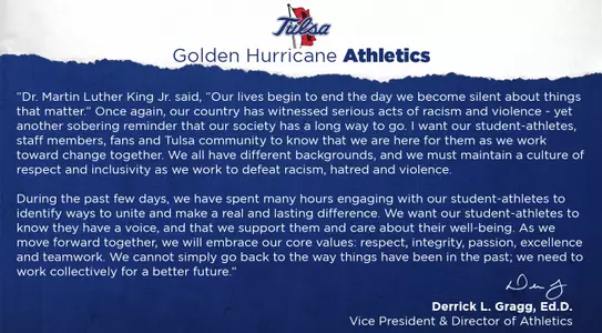Derrick Gragg Statement