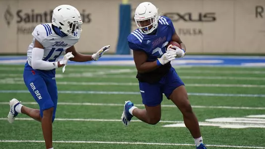 James Palmer in scrimmage