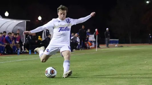 Mitchell Cashion playing soccer
