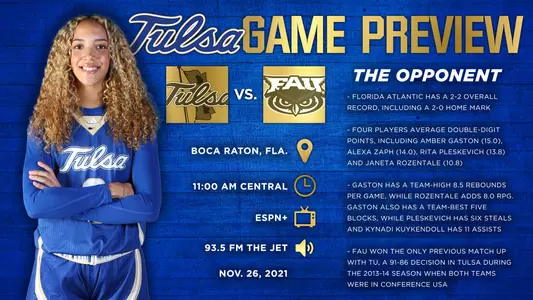WBB Game Preview - FAU graphic