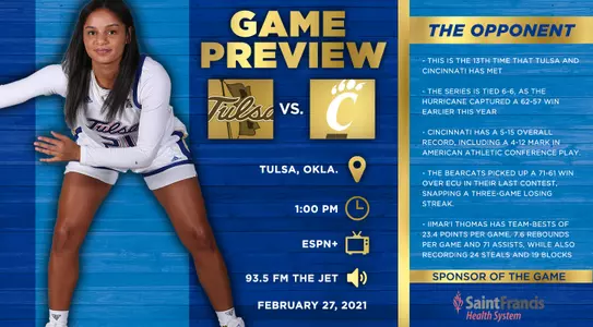 Cincinnati Game Preview graphic 2