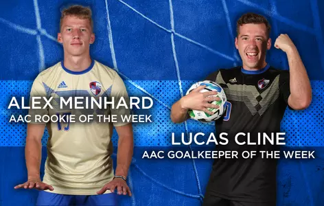Tulsa soccer Player of the Week graphic - Feb. 8