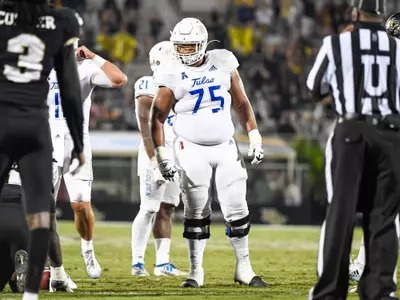 October 3, 2020 - Orlando, FL, U.S: \  during 2nd half NCAA football game between the Tulsa Golden Hurricane and the UCF Knights. Tulsa defeated UCF 34-26 at the Bounce House in Orlando, Fl.  Romeo T Guzman