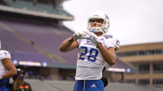 Corbin Daniels playing football