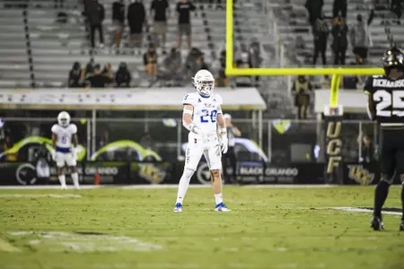October 3, 2020 - Orlando, FL, U.S: \ during 1st half NCAA football game between the Tulsa Golden Hurricane and the UCF Knights at the Bounce House in Orlando, Fl. Romeo T Guzman
