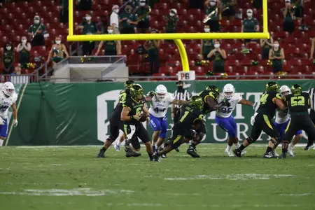 Oct 23, 2020; Tampa Bay, Florida, USA; during the second half at Raymond James Stadium. Mandatory Credit: Reinhold Matay
