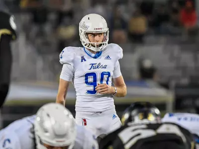 October 3, 2020 - Orlando, FL, U.S: \  during 2nd half NCAA football game between the Tulsa Golden Hurricane and the UCF Knights. Tulsa defeated UCF 34-26 at the Bounce House in Orlando, Fl.  Romeo T Guzman