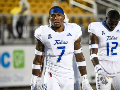 October 3, 2020 - Orlando, FL, U.S: \  during 1st half NCAA football game between the Tulsa Golden Hurricane and the UCF Knights at the Bounce House in Orlando, Fl.  Romeo T Guzman
