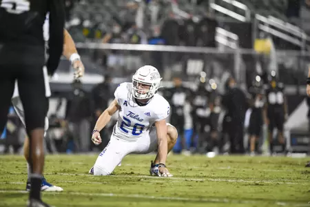 October 3, 2020 - Orlando, FL, U.S: \  during 1st half NCAA football game between the Tulsa Golden Hurricane and the UCF Knights at the Bounce House in Orlando, Fl.  Romeo T Guzman