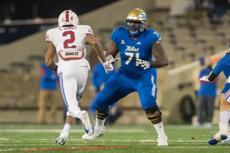 SMU vs TU -  BRETT ROJO/For the University of Tulsa