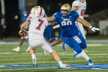 SMU vs TU -  BRETT ROJO/For the University of Tulsa